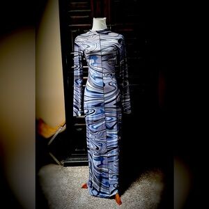 SHEIN mesh maxi dress